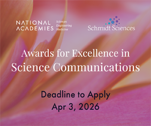 National Academies Awards for Excellence in Science Communications